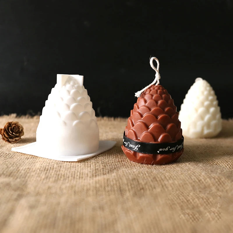 3D Pine Cones Silicone Mold for Candle, Wax, and Baking - My Neatology