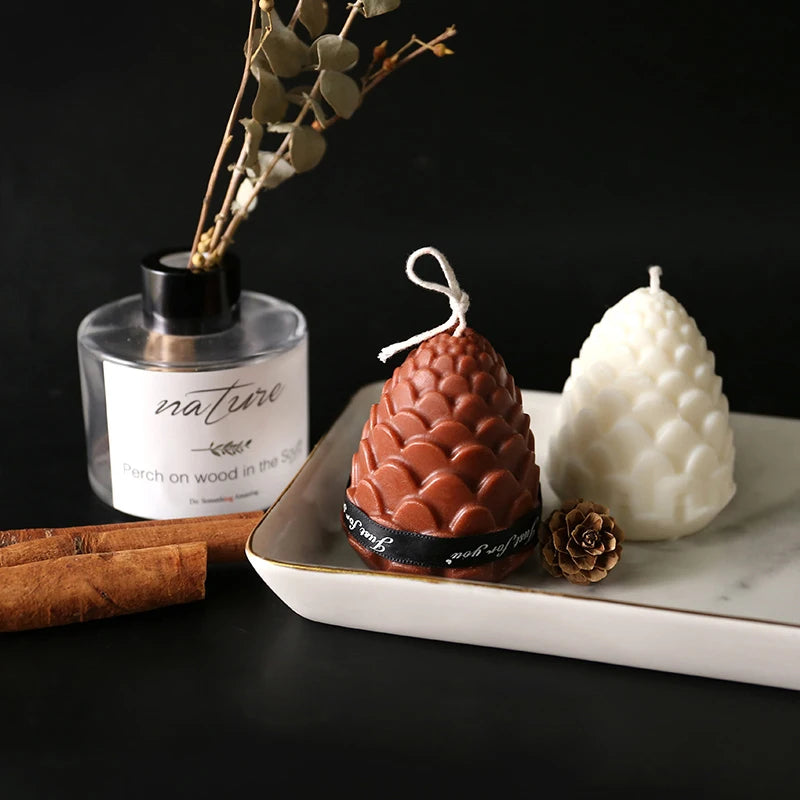 3D Pine Cones Silicone Mold for Candle, Wax, and Baking - My Neatology