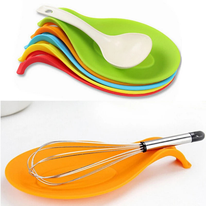 Silicone Spoon Rest - Kitchen Utensil Holder - My Neatology 