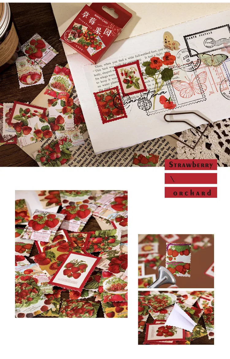 Strawberry orchard Stickers - My Neatology