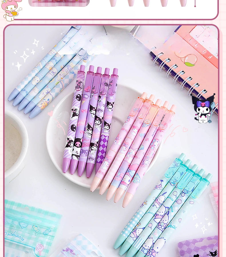 Kawaii Sanrio Gel Pen Set - My Neatology 