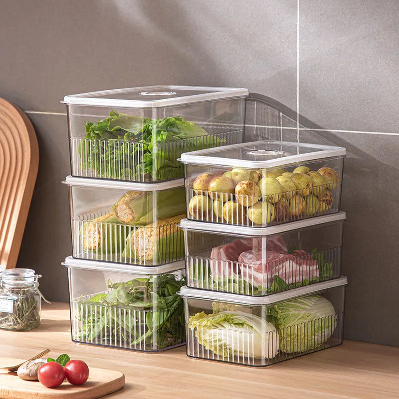 Transparent Fridge Organizer Bins (one size) - My Neatology