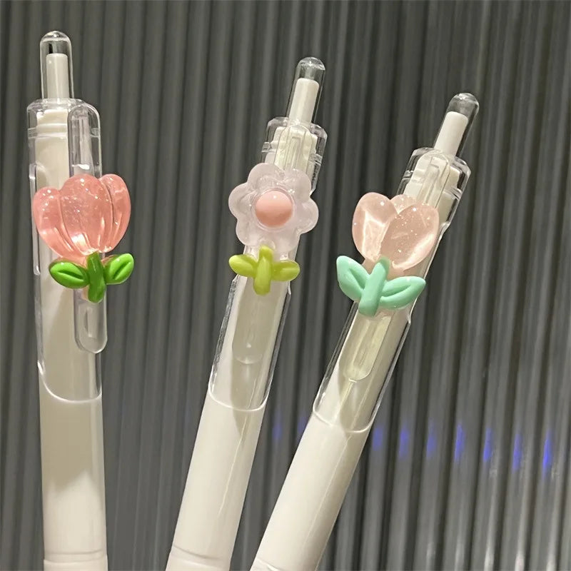 Kawaii Flower Gel Pens (2 PCS Random) - My Neatology