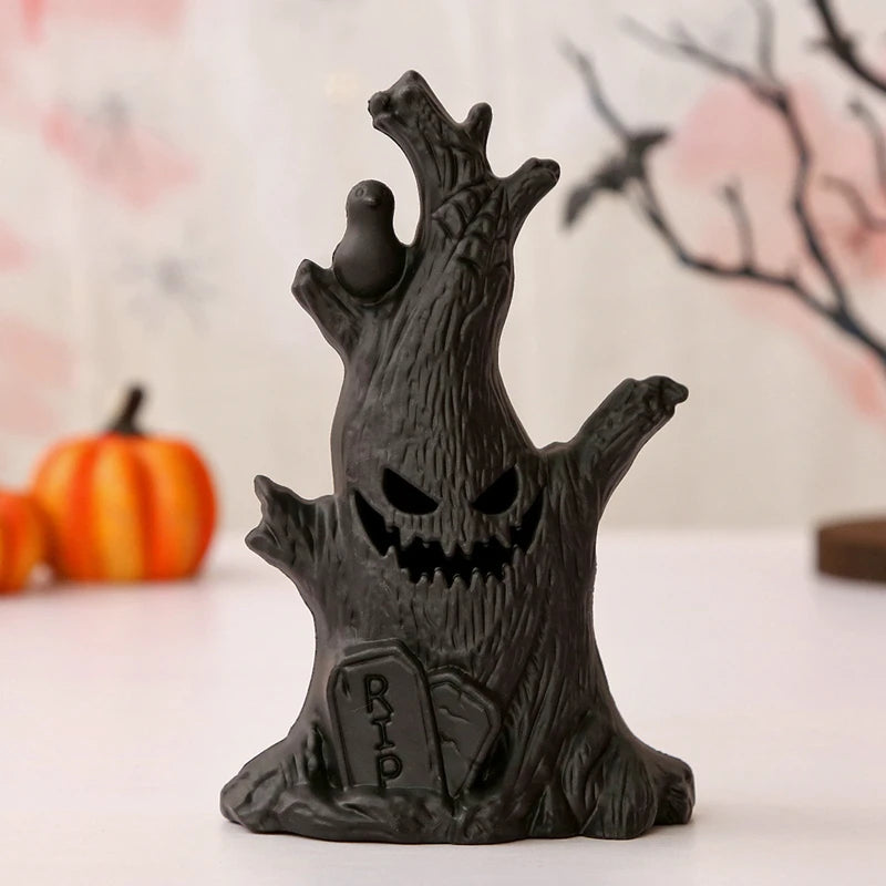 Spooky Glow Ghost Tree Light – Eerie Elegance for Halloween Decor - My Neatology 