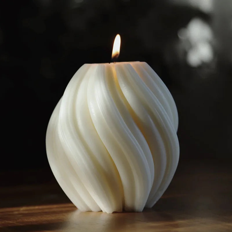 Swirl Essence Candle – Aesthetic Aromatic Decor - My Neatology 