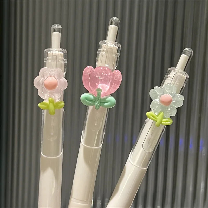 Kawaii Flower Gel Pens (2 PCS Random) - My Neatology