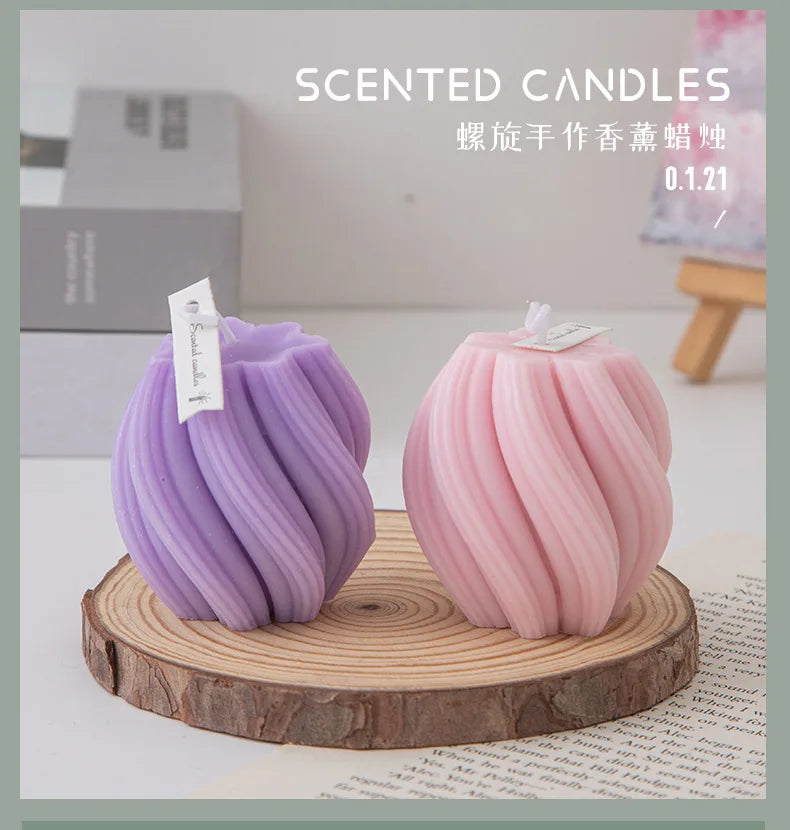 Swirl Essence Candle – Aesthetic Aromatic Decor - My Neatology 