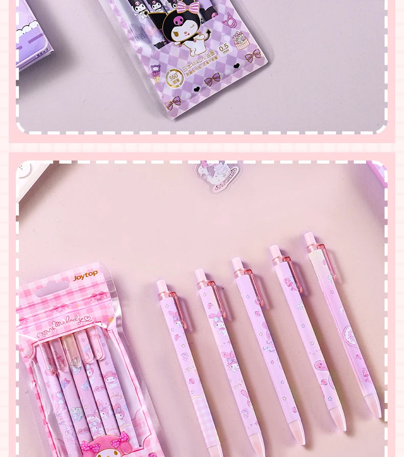 Kawaii Sanrio Gel Pen Set - My Neatology 