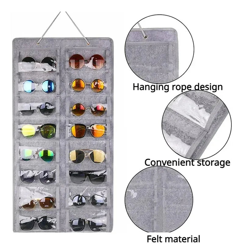 Felt Hanging Eyewear Organizer - My Neatology