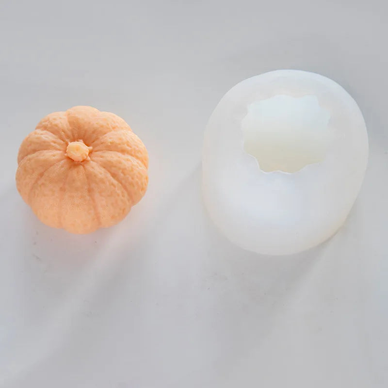 Pumpkin Silicone Candle Mold for Crafts and Baking - My Neatology