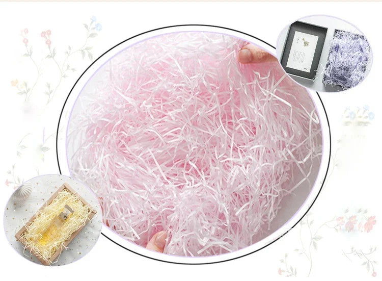 100g Colorful Shredded Crinkle Raffia Paper - My Neatology 