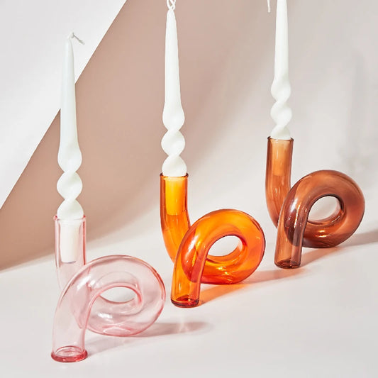 Whimsy Glass Candle Holder & Vase - My Neatology