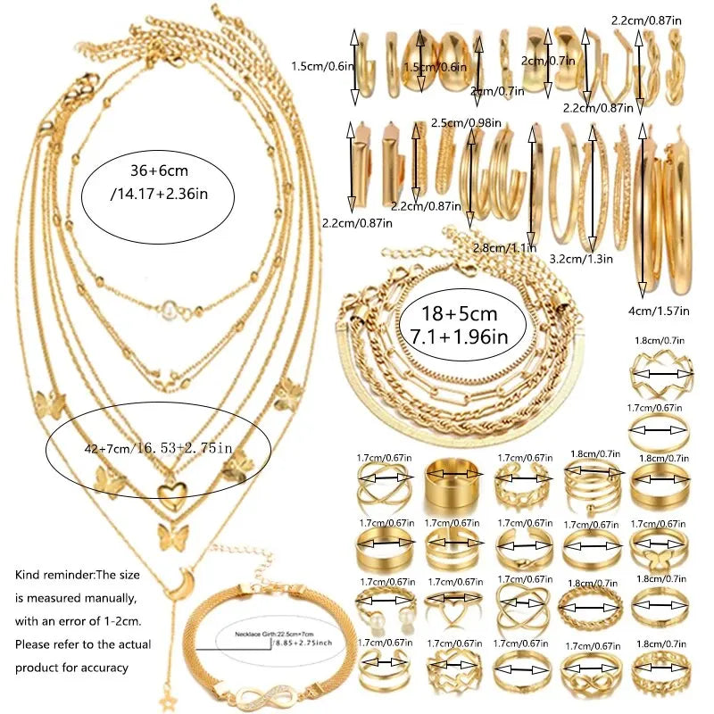 57-Piece Fashion Jewelry Set - My Neatology