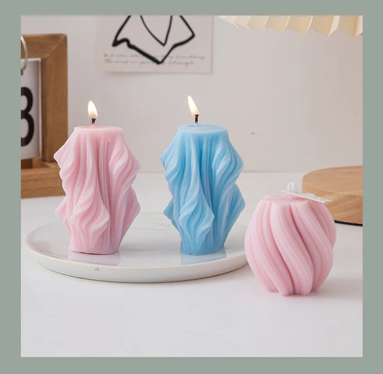 Swirl Essence Candle – Aesthetic Aromatic Decor - My Neatology 