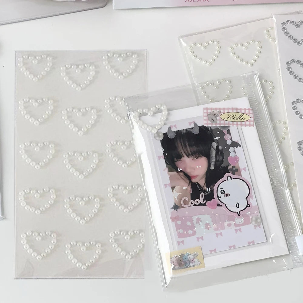 DazzlePearl – 3D Heart & Star Stickers - My Neatology