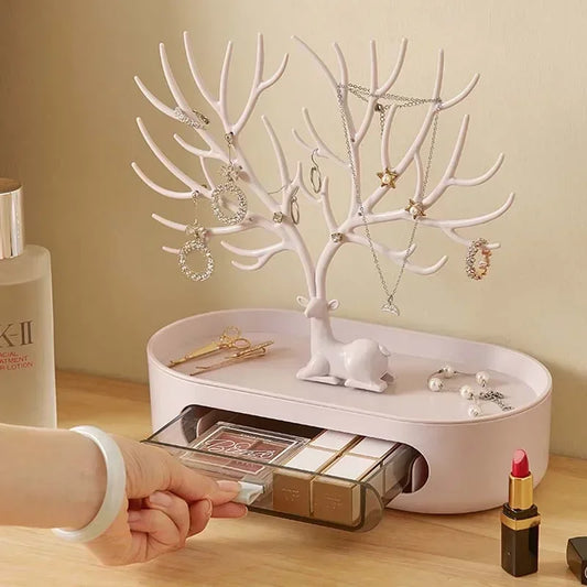 Jewellery Tree With Drawer - My Neatology