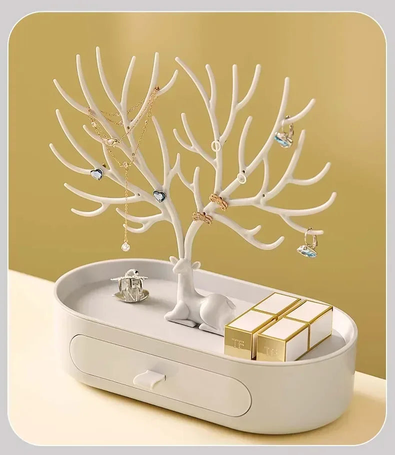 Jewellery Tree With Drawer - My Neatology 