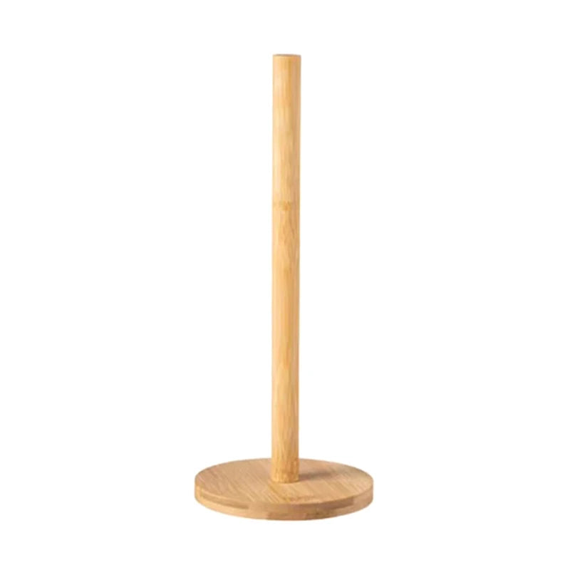 SHNGki Bamboo Paper Towel Holder - My Neatology