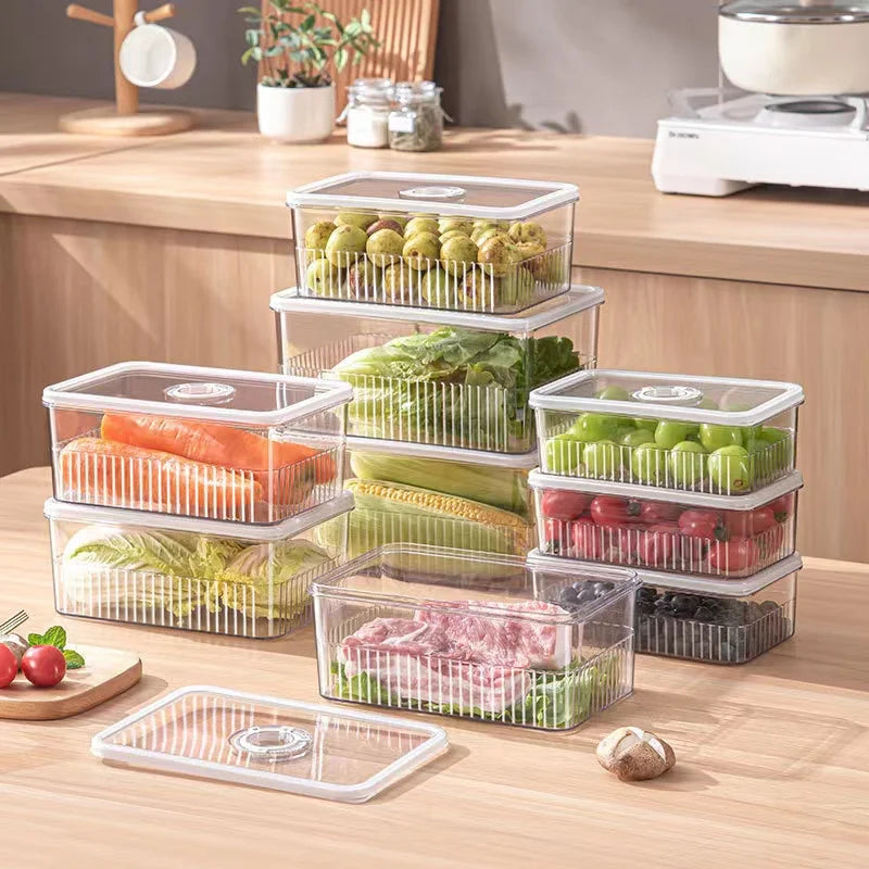 Transparent Fridge Organizer Bins (one size) - My Neatology