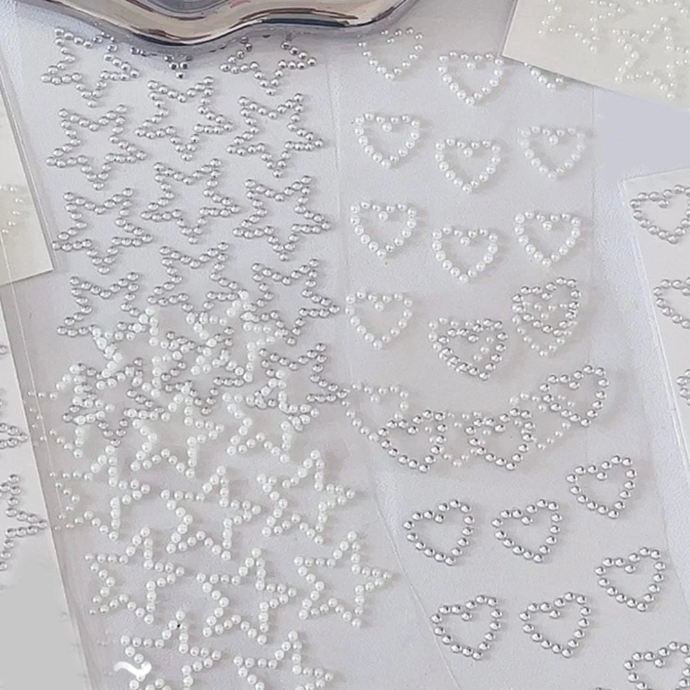 DazzlePearl – 3D Heart & Star Stickers - My Neatology 