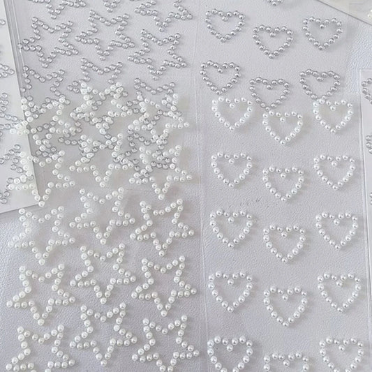 DazzlePearl – 3D Heart & Star Stickers - My Neatology