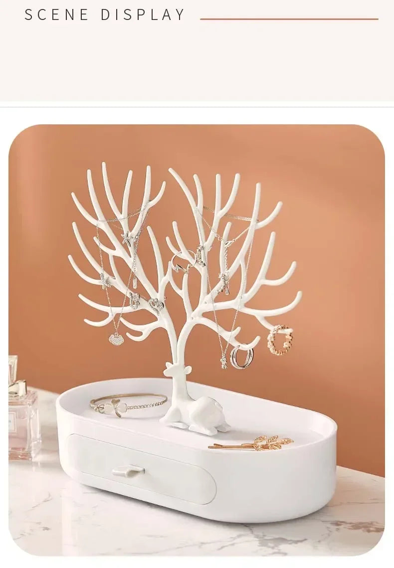 Jewellery Tree With Drawer - My Neatology 