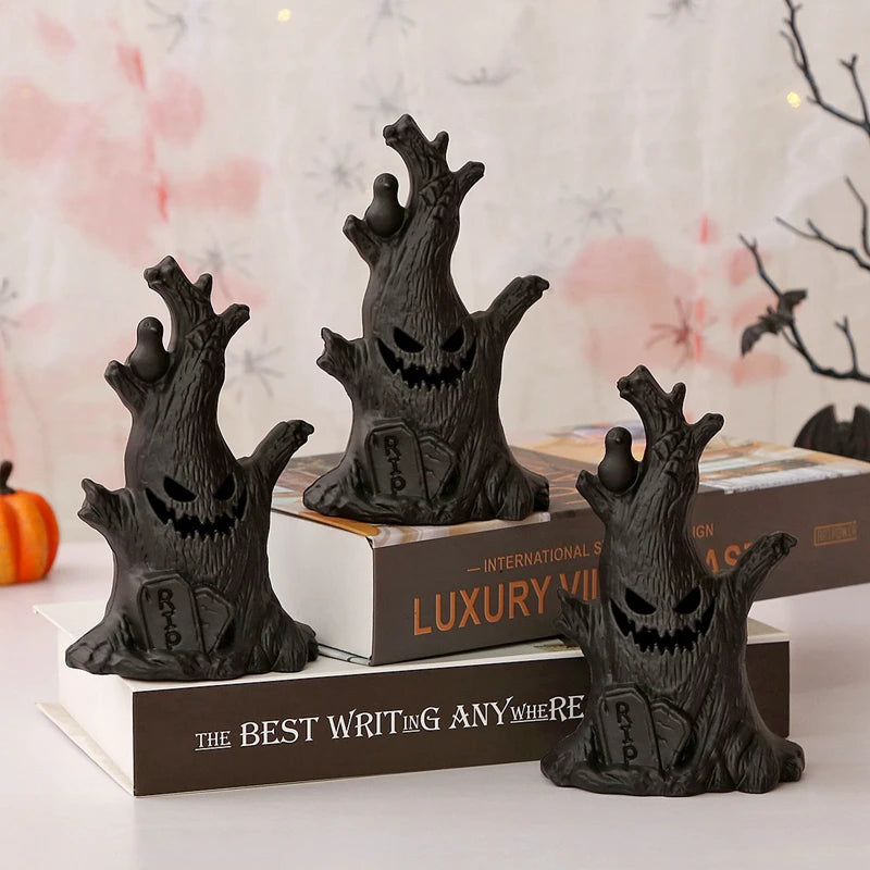 Spooky Glow Ghost Tree Light – Eerie Elegance for Halloween Decor - My Neatology