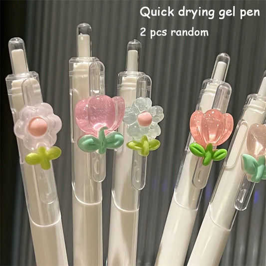 Kawaii Flower Gel Pens (2 PCS Random) - My Neatology