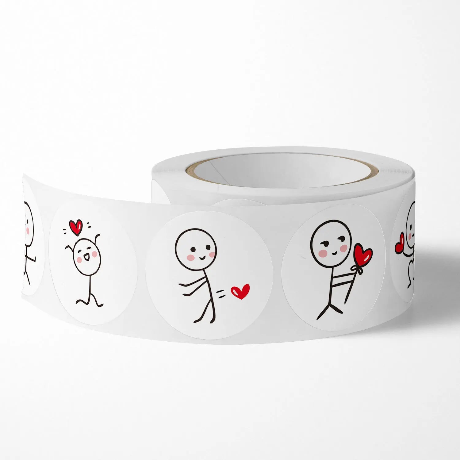 LoveStick Roll - Stickman Cartoon Stickers - My Neatology 