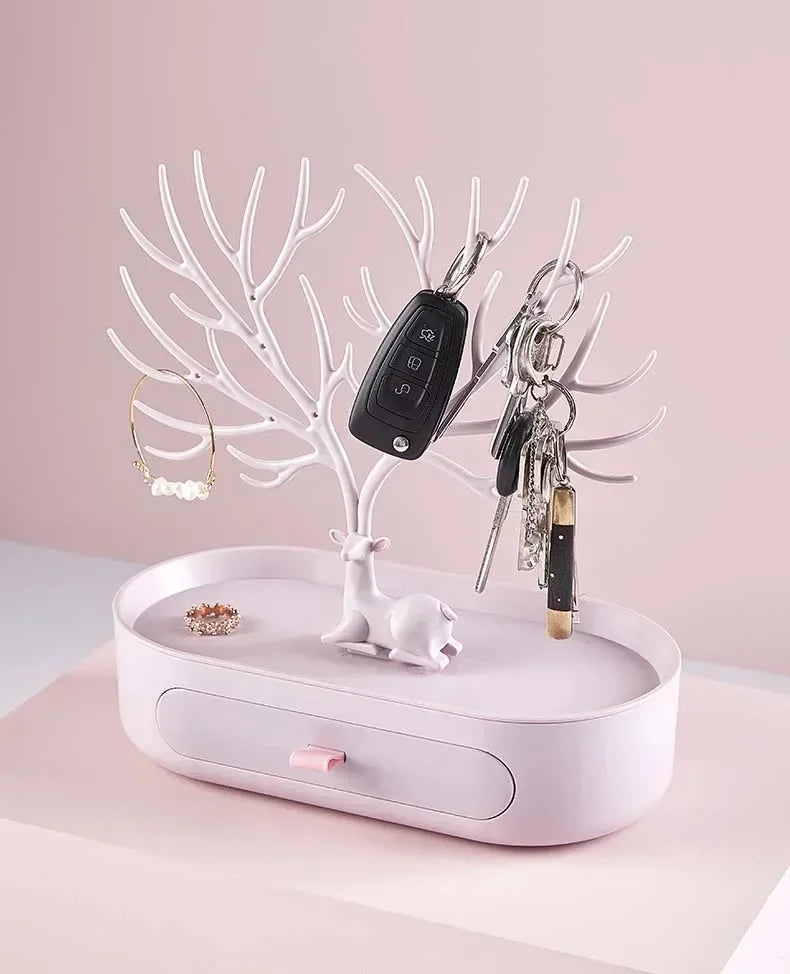 Jewellery Tree With Drawer - My Neatology 