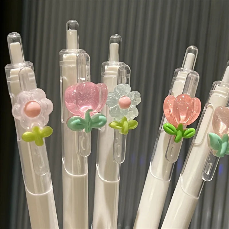 Kawaii Flower Gel Pens (2 PCS Random) - My Neatology