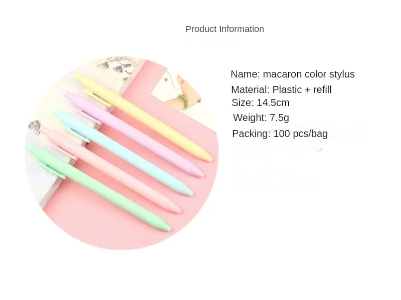 Macron Bliss – Candy Colored Gel Pens - My Neatology 