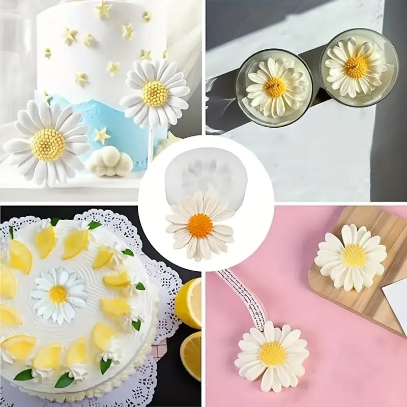 3D Daisy Flower Silicone Mold - My Neatology