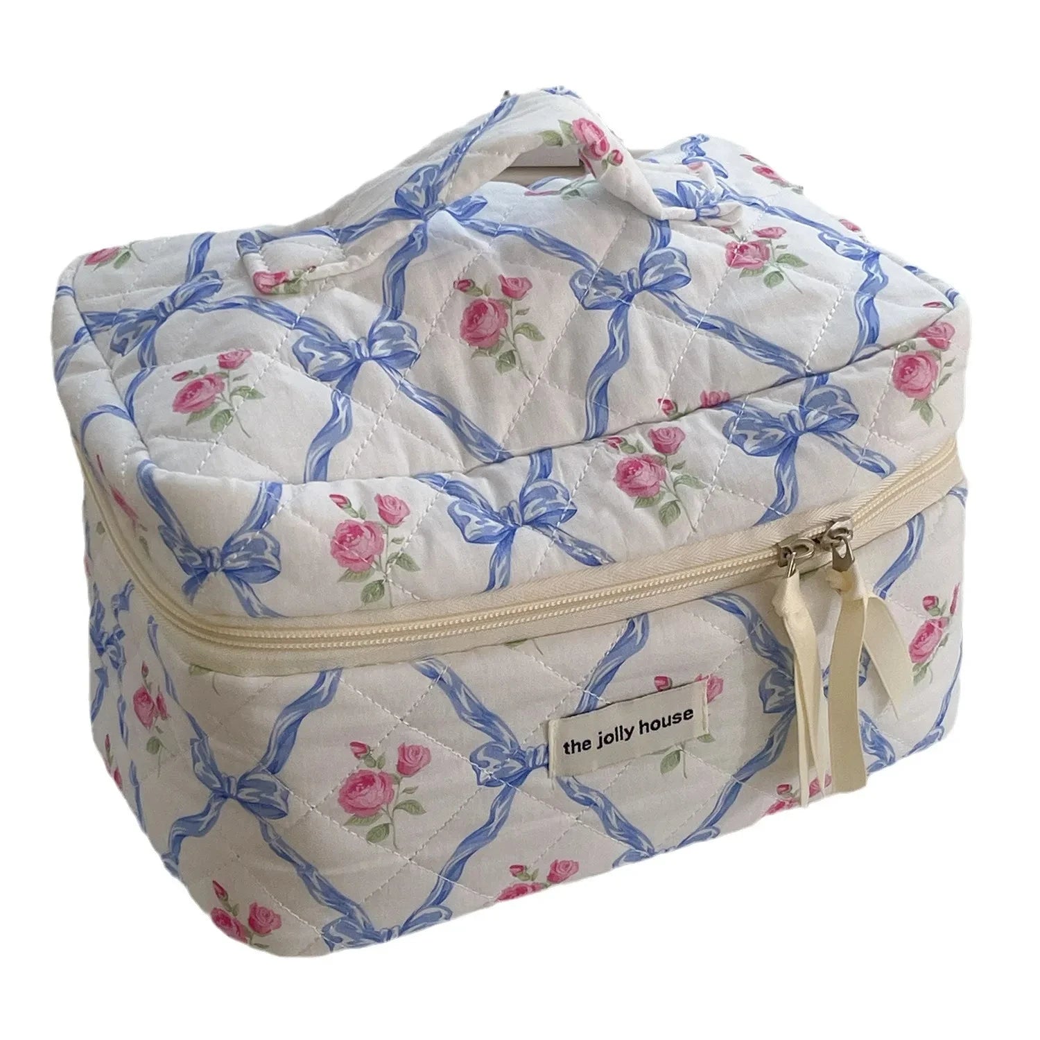 Floral Canvas Travel Cosmetic Bag Set - My Neatology