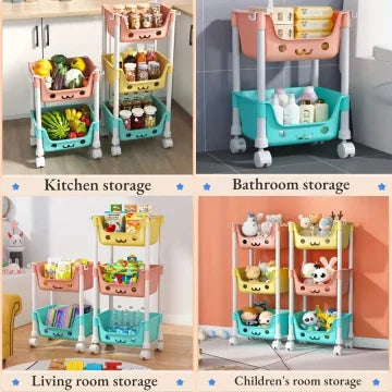 Toy Storage Trolley & Organizer - My Neatology