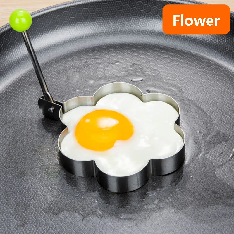 Stainless Steel Egg and Pancake Molds - Set of 5 - My Neatology 