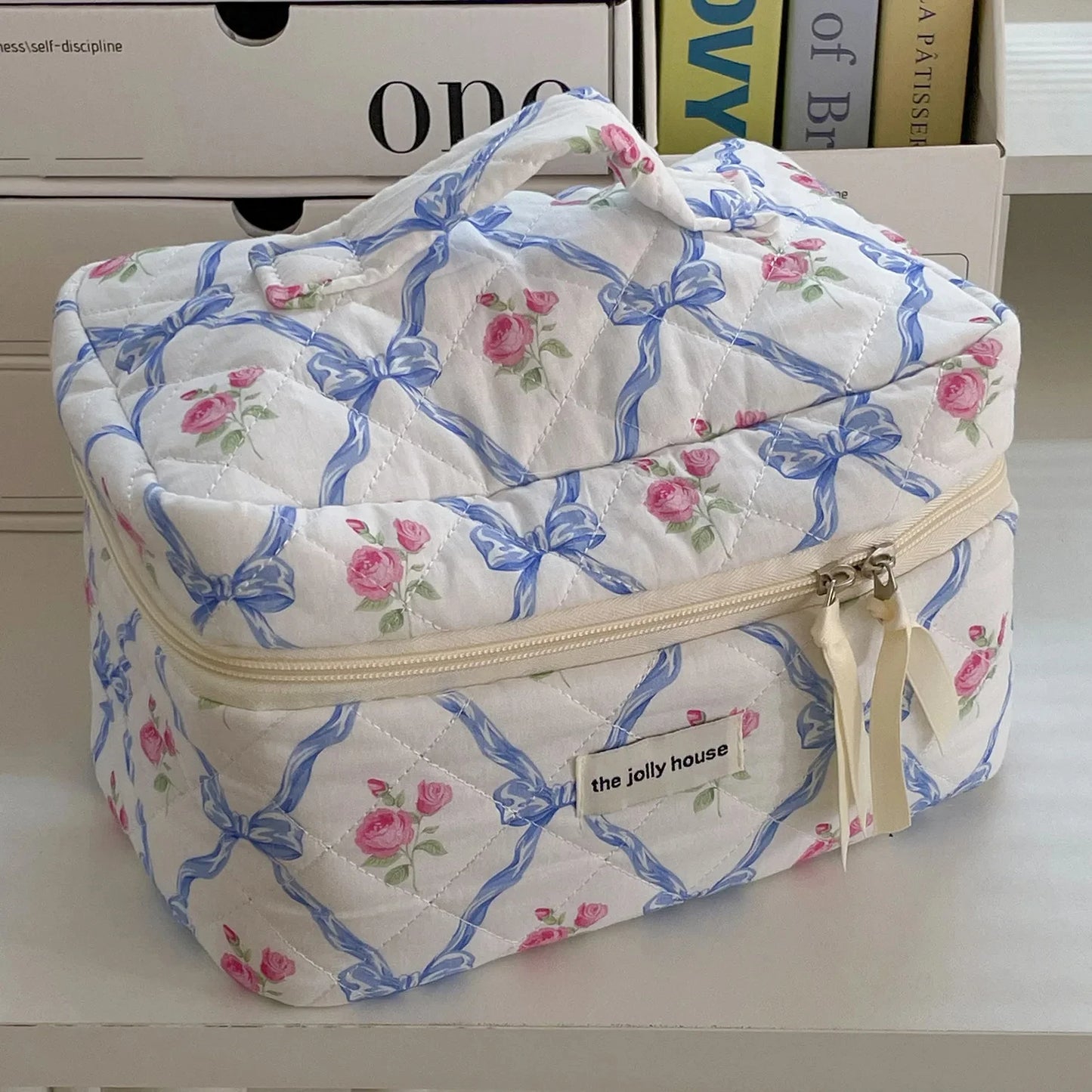 Floral Canvas Travel Cosmetic Bag Set - My Neatology