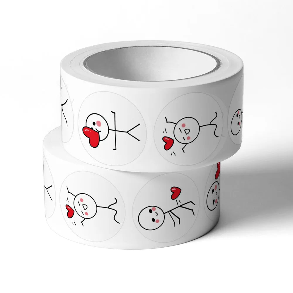 LoveStick Roll - Stickman Cartoon Stickers - My Neatology 