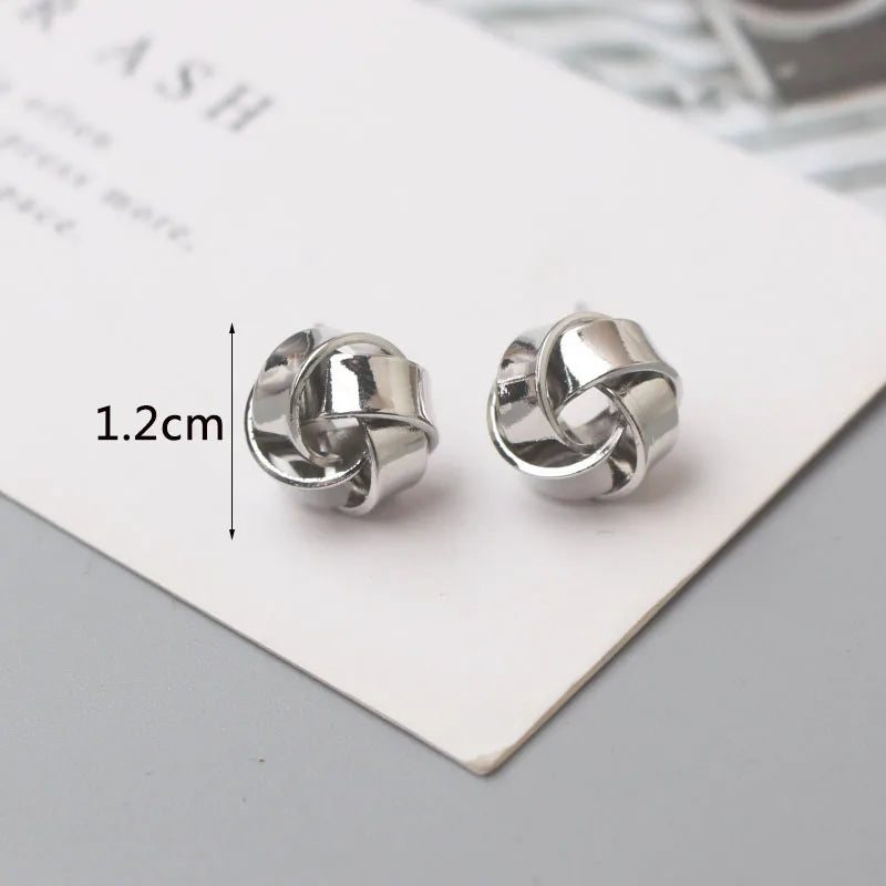 Elegant Knot Stud Earrings - My Neatology