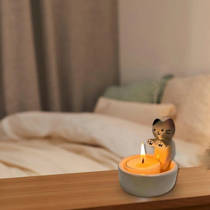 PawWarm Cat Candle Holder - My Neatology