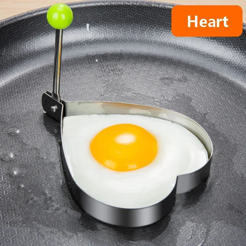 Stainless Steel Egg and Pancake Molds - Set of 5 - My Neatology