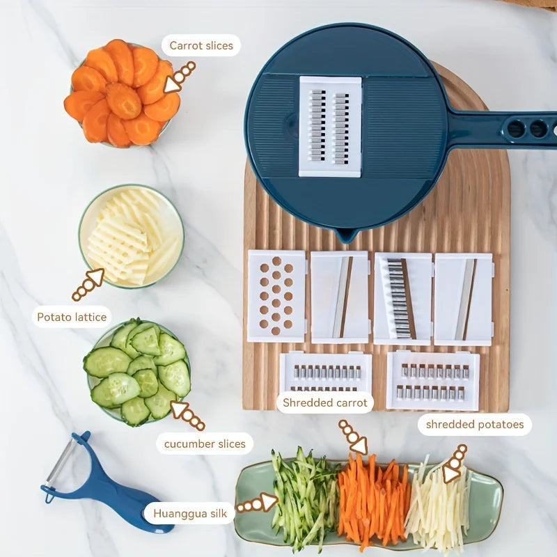 12-in-1 Multi-Functional Vegetable Chopper and Slicer - Your Ultimate Kitchen Companion - My Neatology