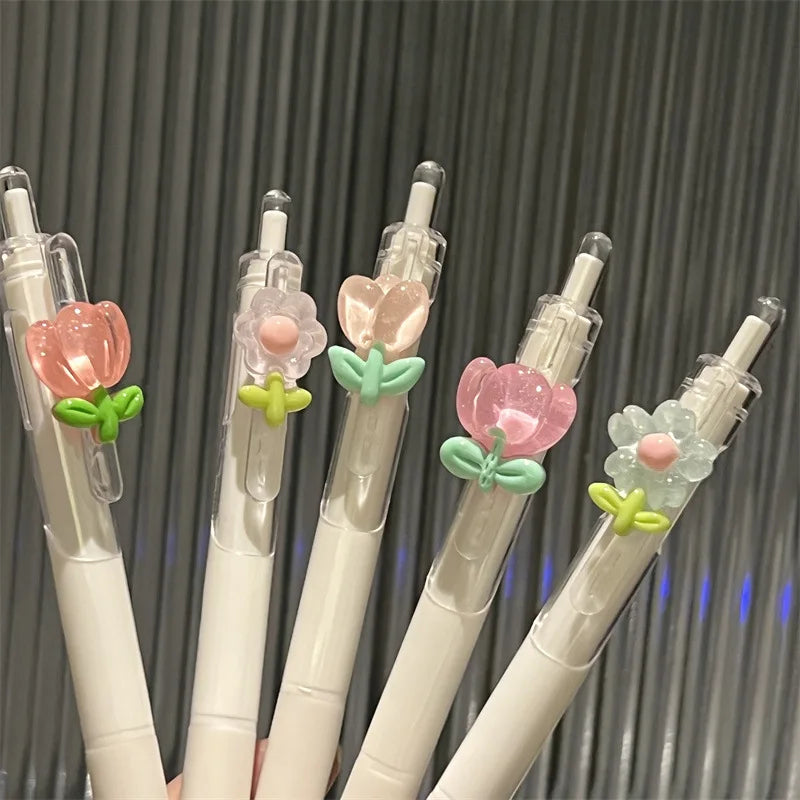 Kawaii Flower Gel Pens (2 PCS Random) - My Neatology