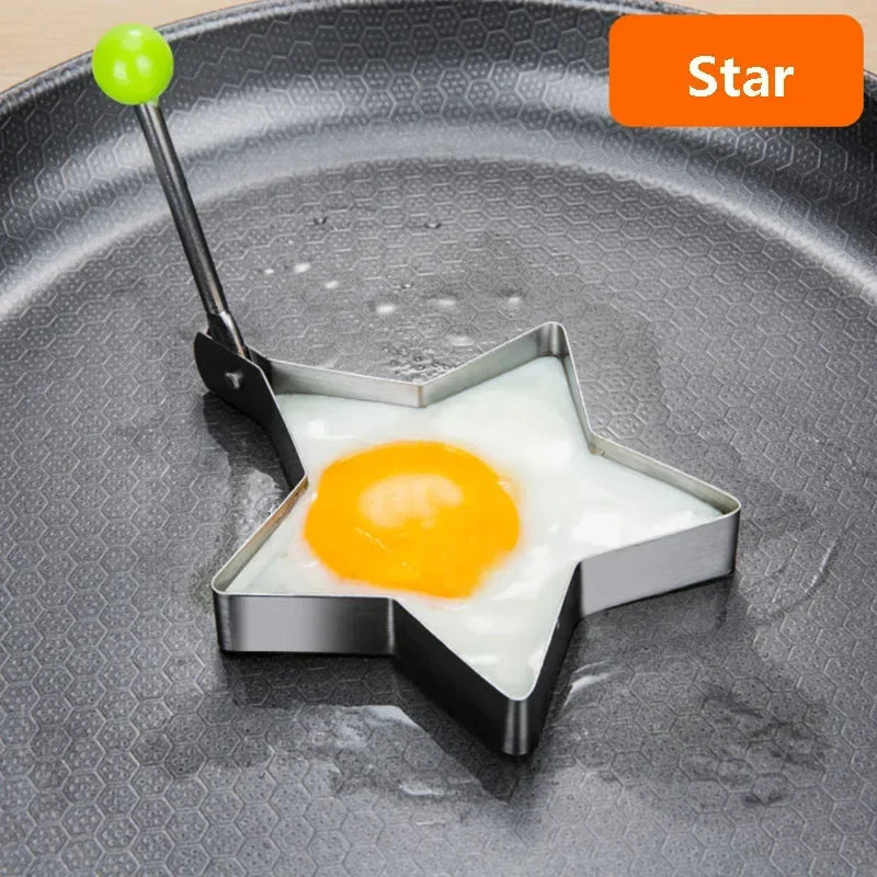 Stainless Steel Egg and Pancake Molds - Set of 5 - My Neatology