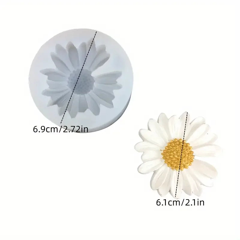 3D Daisy Flower Silicone Mold - My Neatology