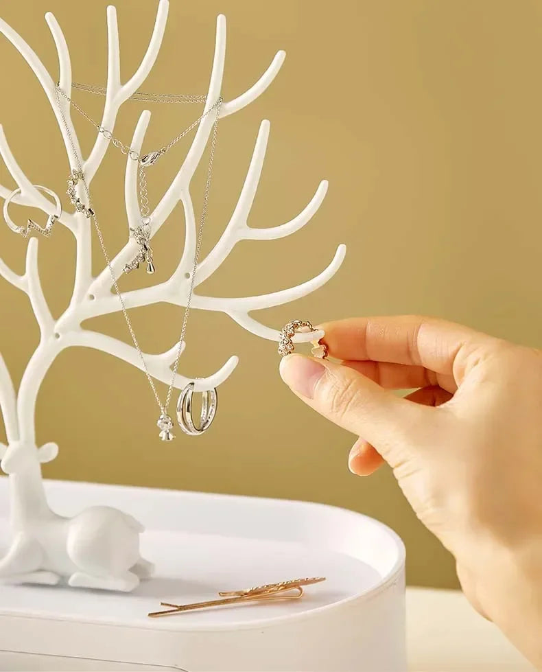 Jewellery Tree With Drawer - My Neatology 