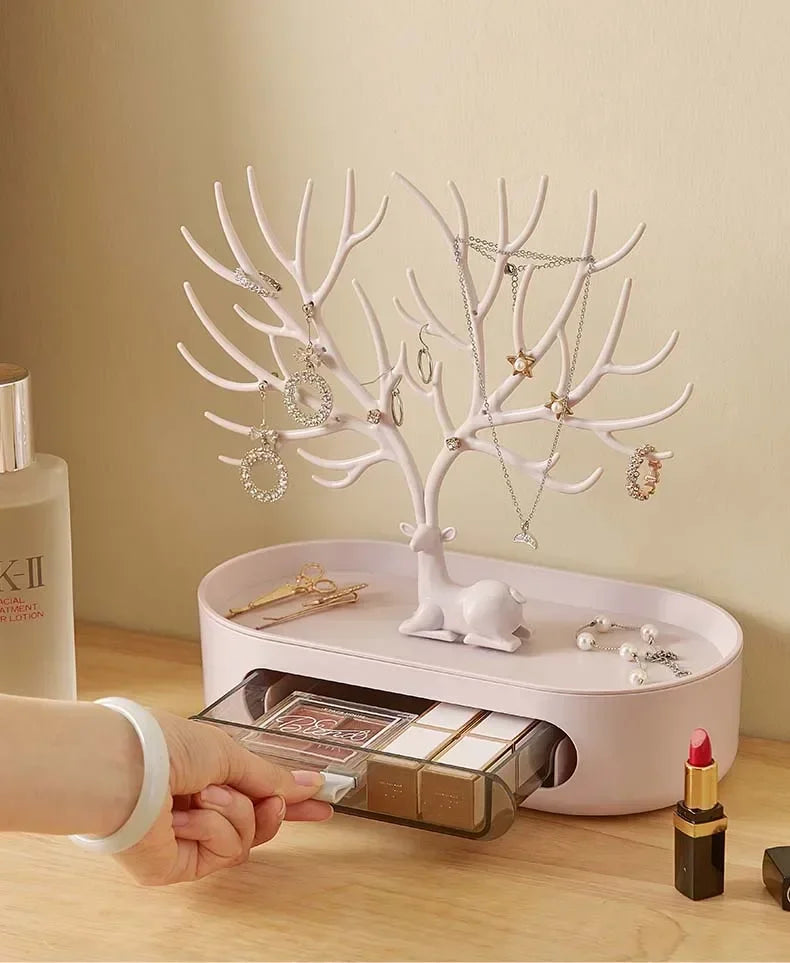 Jewellery Tree With Drawer - My Neatology 