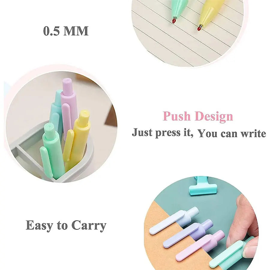 Macron Bliss – Candy Colored Gel Pens - My Neatology