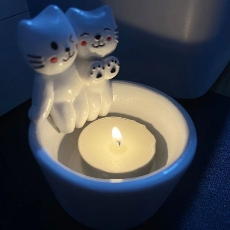 PawWarm Cat Candle Holder - My Neatology 