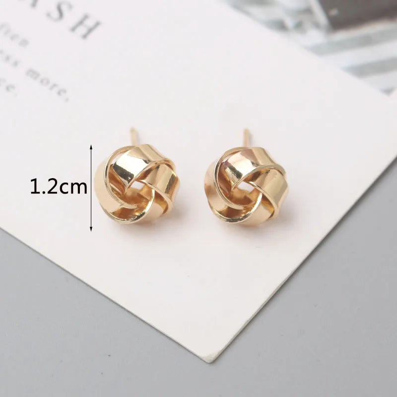 Elegant Knot Stud Earrings - My Neatology